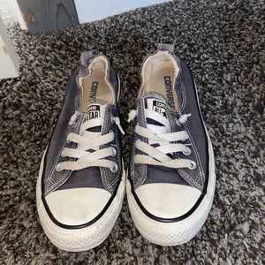 Slip on gray converse